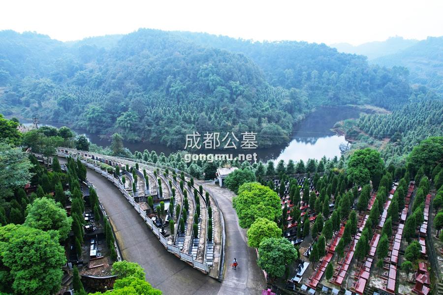 乘龙公墓 园区俯瞰图-乘龙公墓-成都公墓