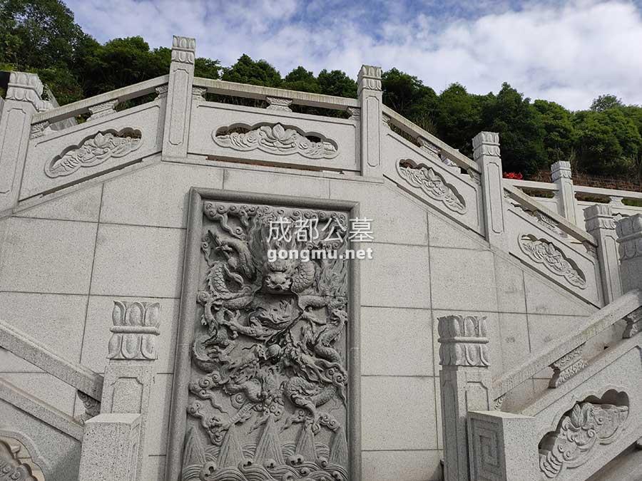 乘龙公墓 龙纹壁-乘龙公墓-成都公墓